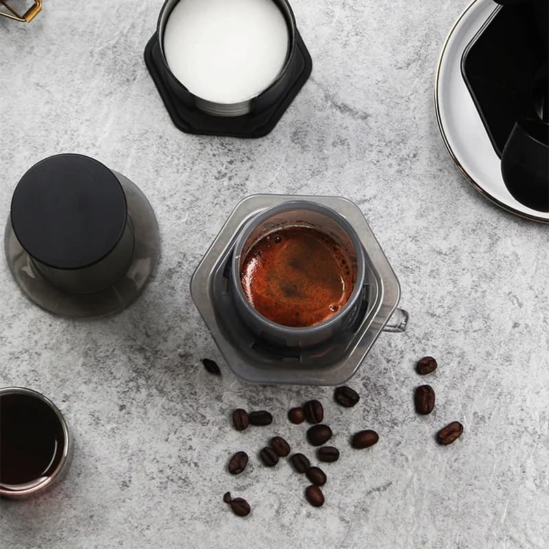 Prensa francesa portátil para café