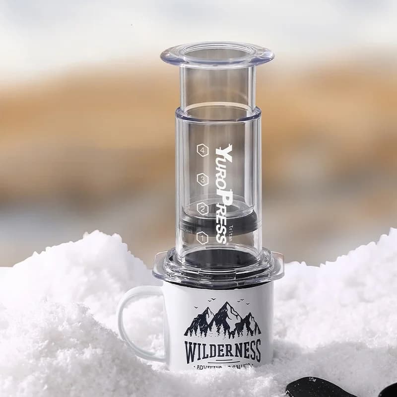 Cafetera portátil de presión de aire