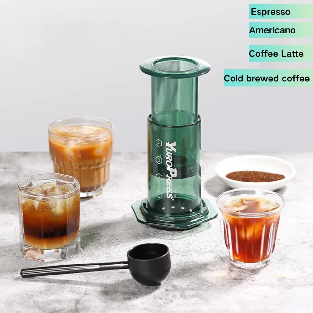Cafetera espresso portátil prensa francesa