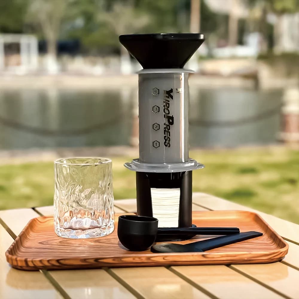 Prensa francesa portátil para café