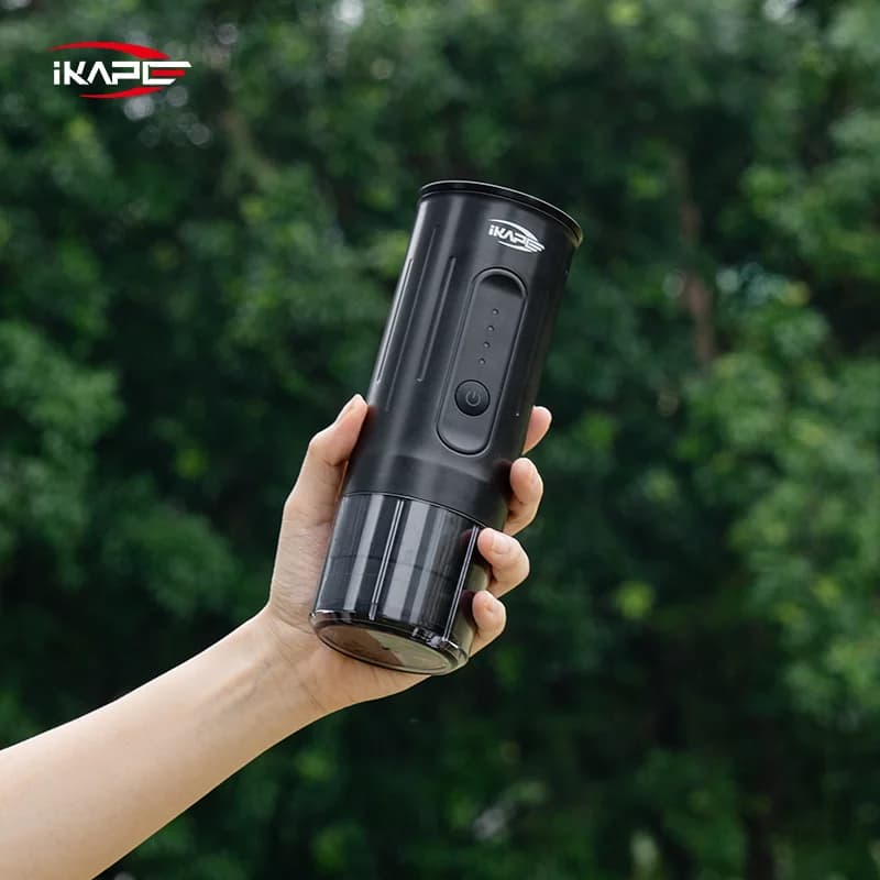 Cafetera manual portátil para cápsulas y café molido