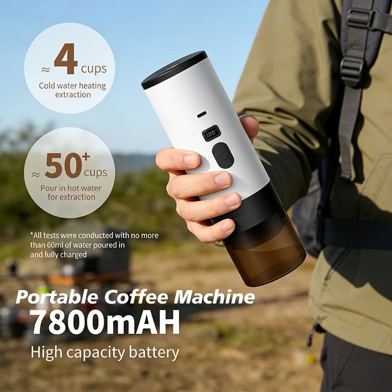 Cafetera eléctrica portátil 7800mAh