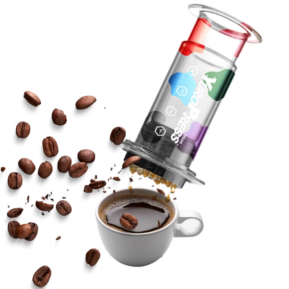 Cafetera portátil de presión de aire
